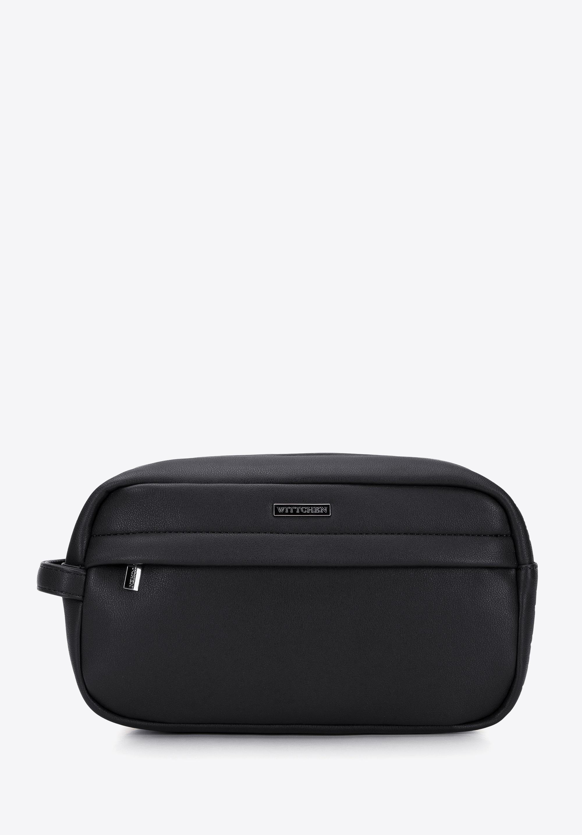 Rechteckige Kosmetiktasche für Herren, schwarz, 95-3-002-1, Bild 1