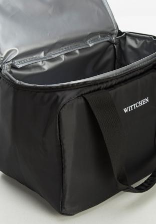 Rechteckige Lunchboxtasche, schwarz, 56-3-020-10, Bild 1