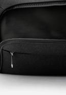 Reisetasche mit rotem Reißverschluss, schwarz, 56-3S-507-12, Bild 4