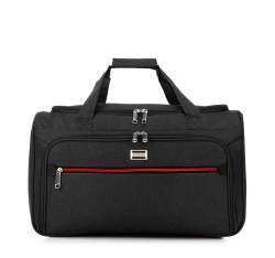 Reisetasche mit rotem Reißverschluss |WITTCHEN| 56-3S-507, schwarz, 56-3S-507-12, Bild 1