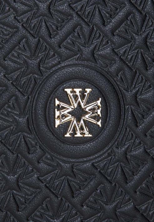 Runde Crossbody Tasche aus Leder – Limitierte Auflage, schwarz, 92-4E-662-5, Bild 6