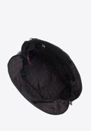 Runde Koffertasche aus Leder, schwarz, 95-4E-016-9, Bild 3