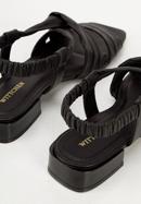Sandaletten aus Leder mit Knoten, schwarz, 94-D-753-1-36, Bild 8