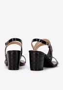 Sandaletten mit dünnem Riemen, schwarz, 94-DP-207-1-35, Bild 5