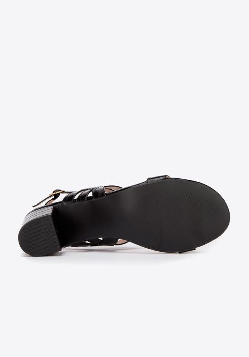 Sandaletten mit dünnem Riemen, schwarz, 94-DP-207-1-35, Bild 6