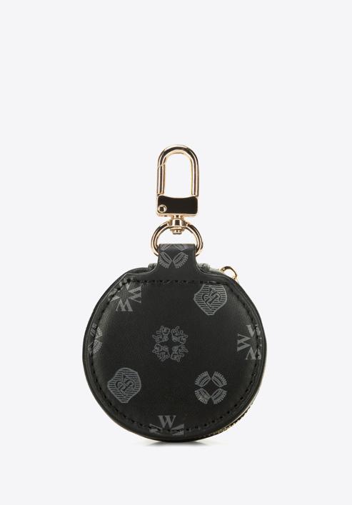 Schlüsselanhänger mit Etui aus Echtleder, schwarz, 34-2-002-0B, Bild 2
