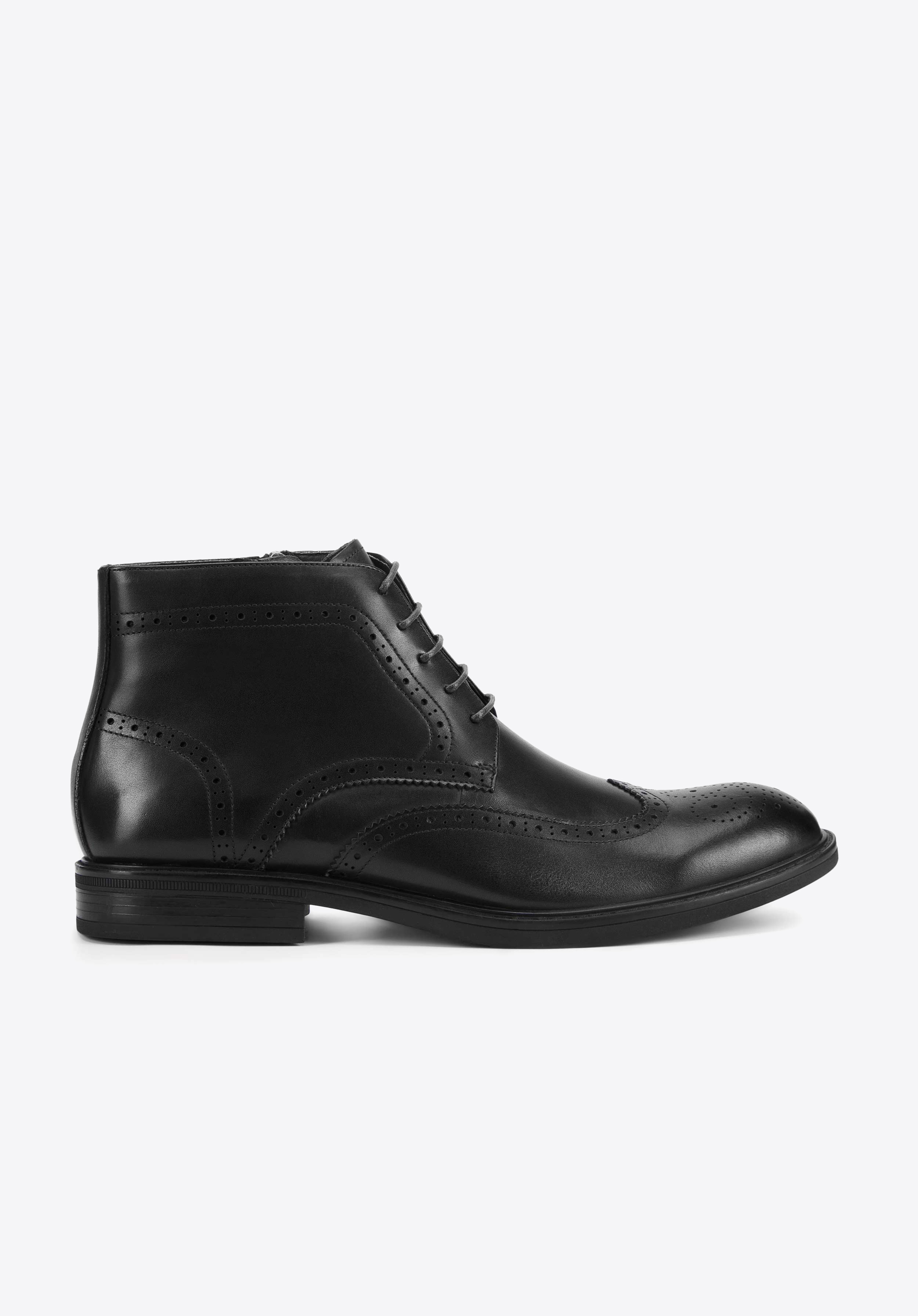 Schnürschuhe aus Leder für Herren, schwarz, 93-M-917-1-39, Bild 1
