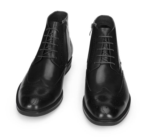 Herren Schuhe Schnürschuhe Oxford Schuhe Fabi Leder SCHWARZ LEDER SCHNÜRSCHUHE in Schwarz für Herren 