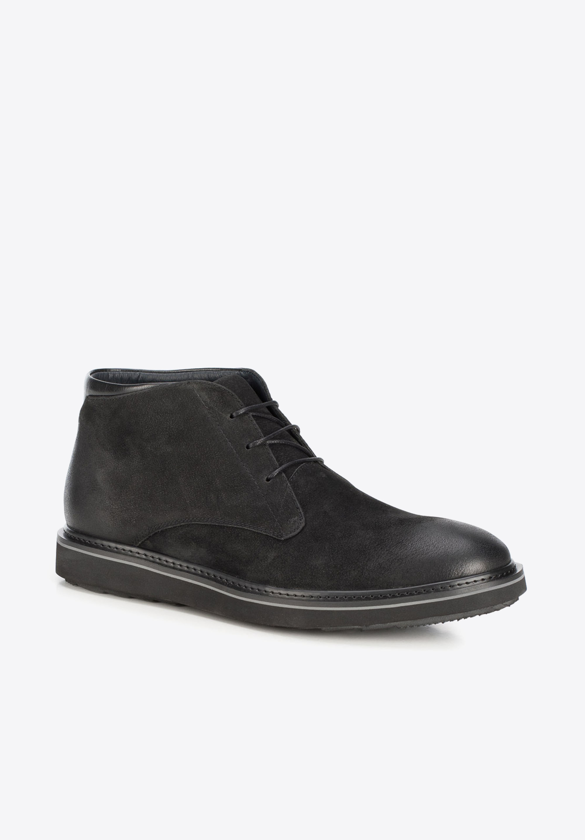 SCHNÜRSTIEFELETTE, schwarz, 89-M-910-1-44, Bild 1