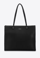 Shopper-Tasche aus  Öko-Leder, schwarz, 97-4Y-632-5, Bild 2
