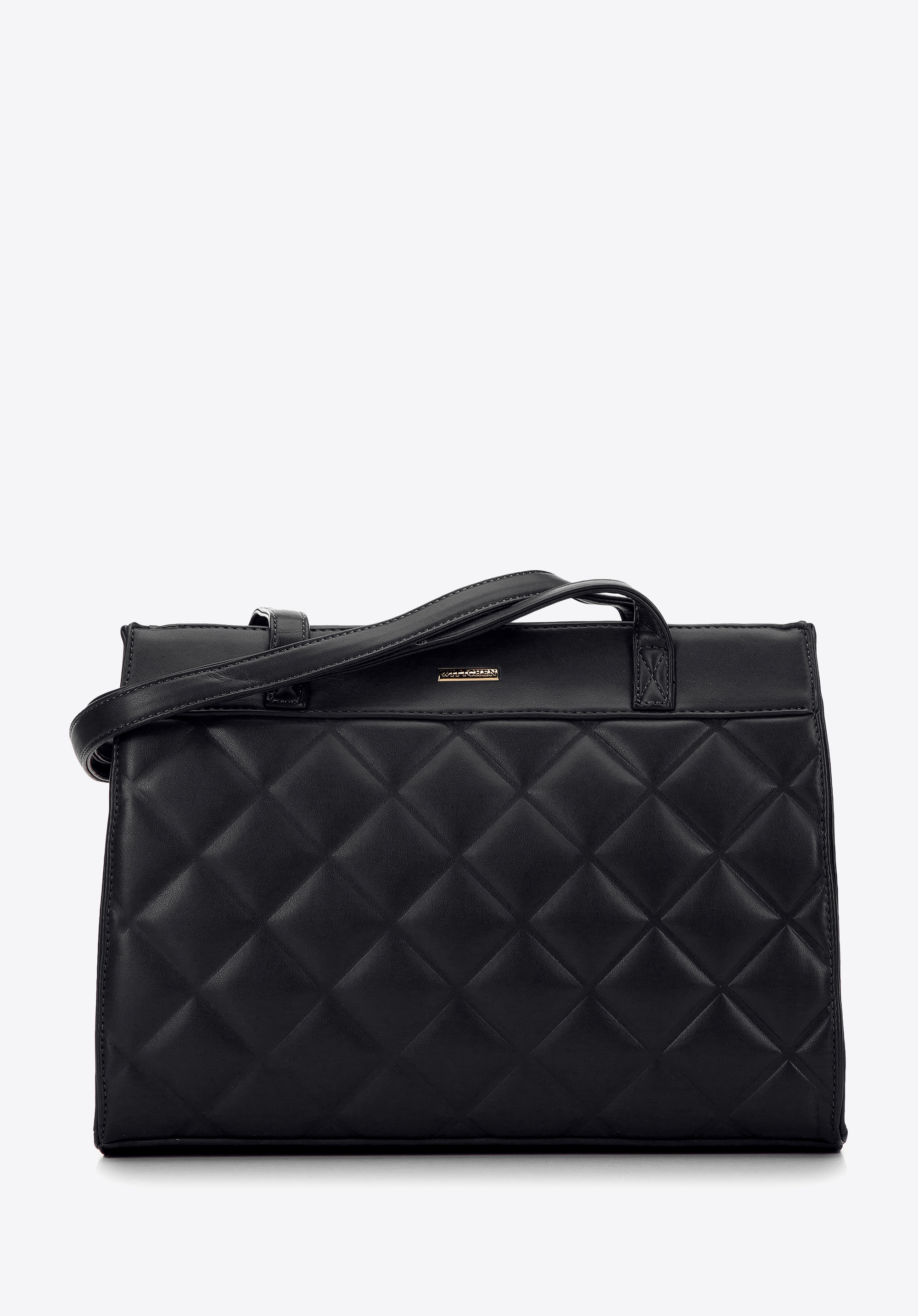 Shopper-Tasche mit gesteppter Vorderseite