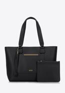 Shopper-Tasche mit herausnehmbarer Pro-Öko-Tasche, schwarz, 97-4Y-231-4, Bild 3