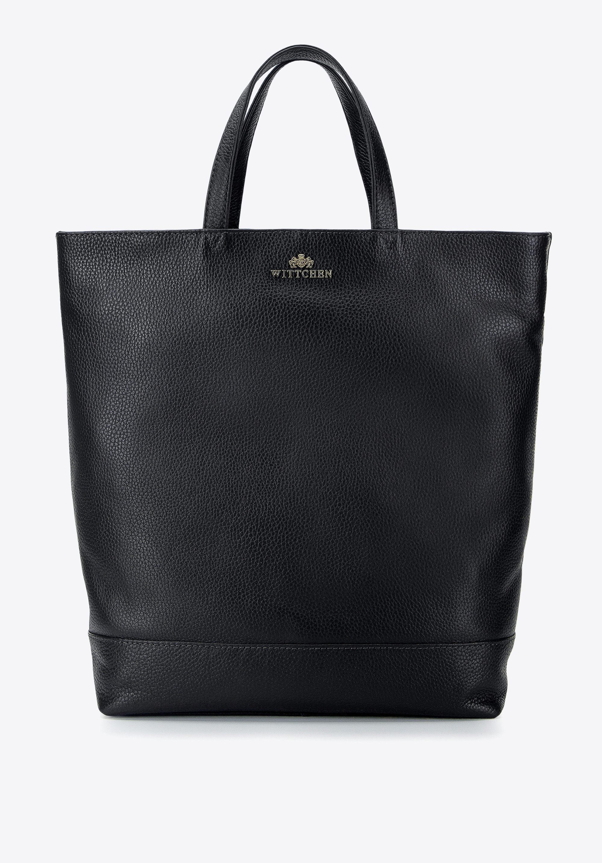 Shoppertasche aus Leder mit Rucksackfunktion
