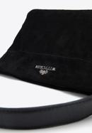 Damenhandtasche aus weichem Leder, schwarz-silber, 95-4E-022-11, Bild 4