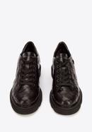 Sneaker für Damen mit geflochtenem Muster, schwarz, 93-D-110-1-37, Bild 3