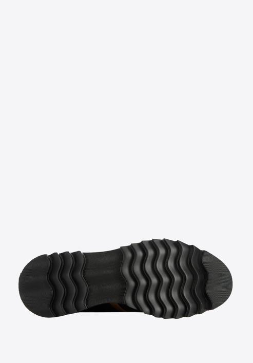 Sneakers für Damen aus Lackleder mit Schnalle, schwarz, 97-D-100-1-35, Bild 6