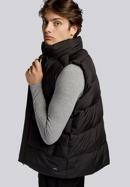 Steppjacke für Herren mit ausknöpfbarem Kapuze, schwarz, 93-9D-450-8-M, Bild 2