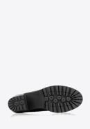 Stiefelette aus Leder mit Schnalle, schwarz, 93-D-551-4-36, Bild 7