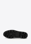 Stiefeletten aus Lackleder mit dicker Sohle, schwarz, 93-D-754-L-37, Bild 6