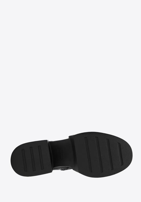 Stiefeletten aus Leder mit Reißverschluss vorne, schwarz, 97-D-500-1L-36, Bild 5