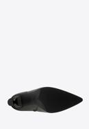 Stiefeletten aus Leder mit runder Schnalle, schwarz, 97-D-515-1-38, Bild 5