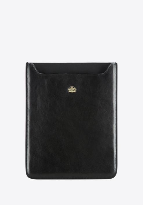 Tablet-Hülle aus Leder mit Wappen, schwarz, 10-2-132-4, Bild 1