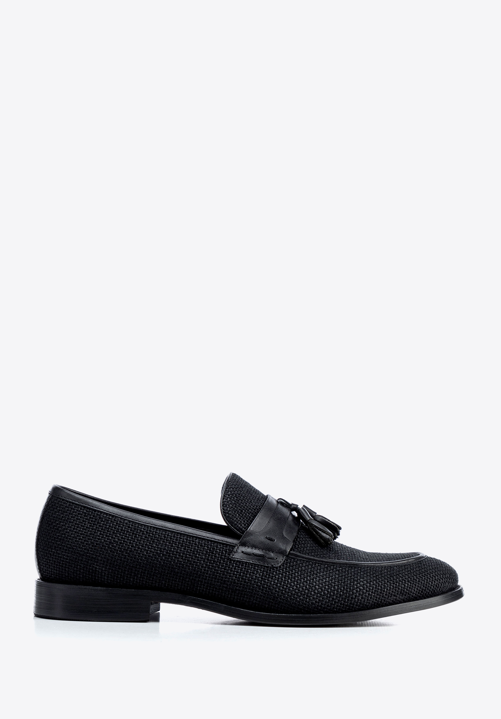 Tassel-Loafer für Herren, schwarz, 100-M-701-1-45, Bild 1