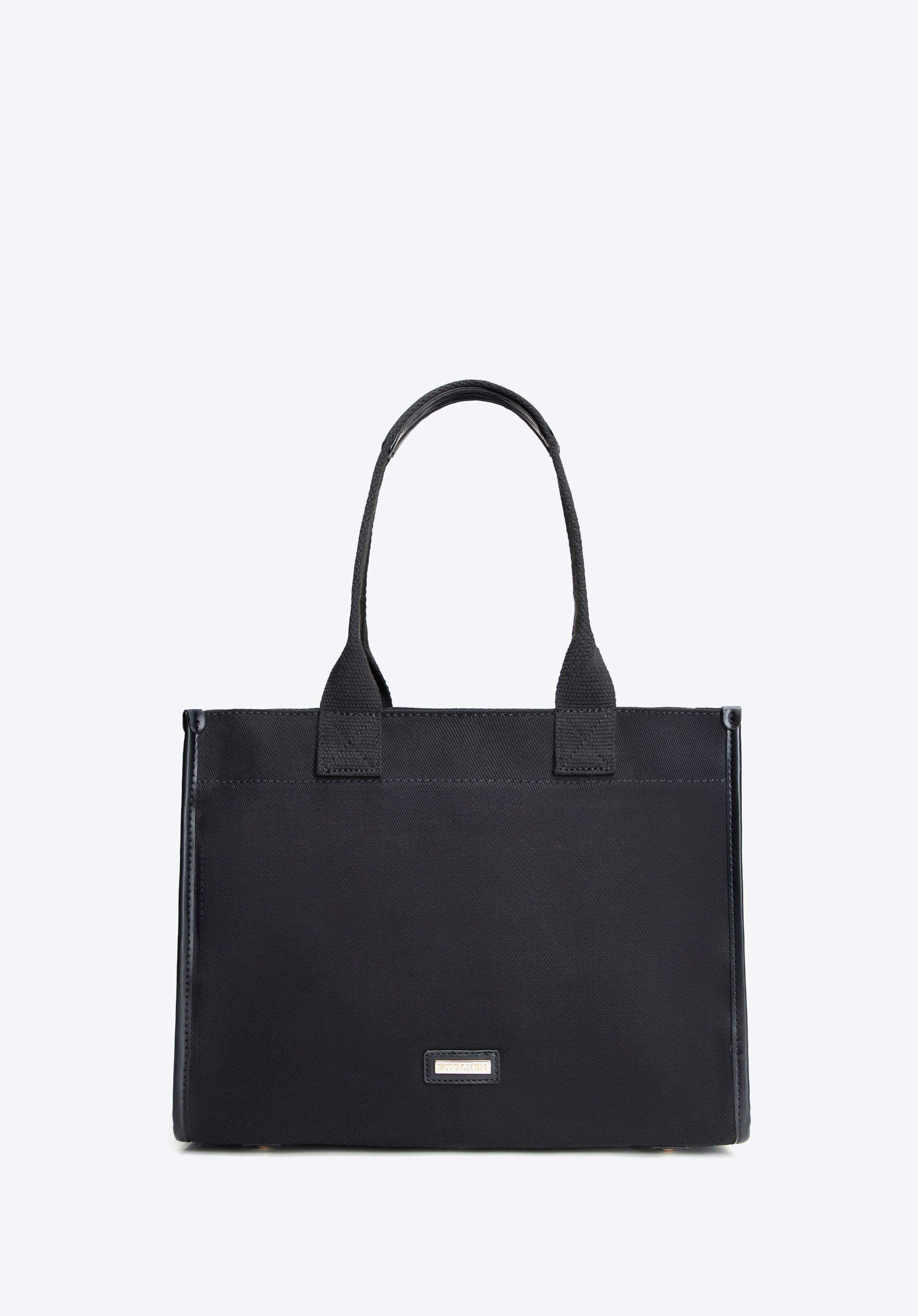 Tragetasche aus Kunstleder für Damen, schwarz, 101-4Y-429-1, Bild 1