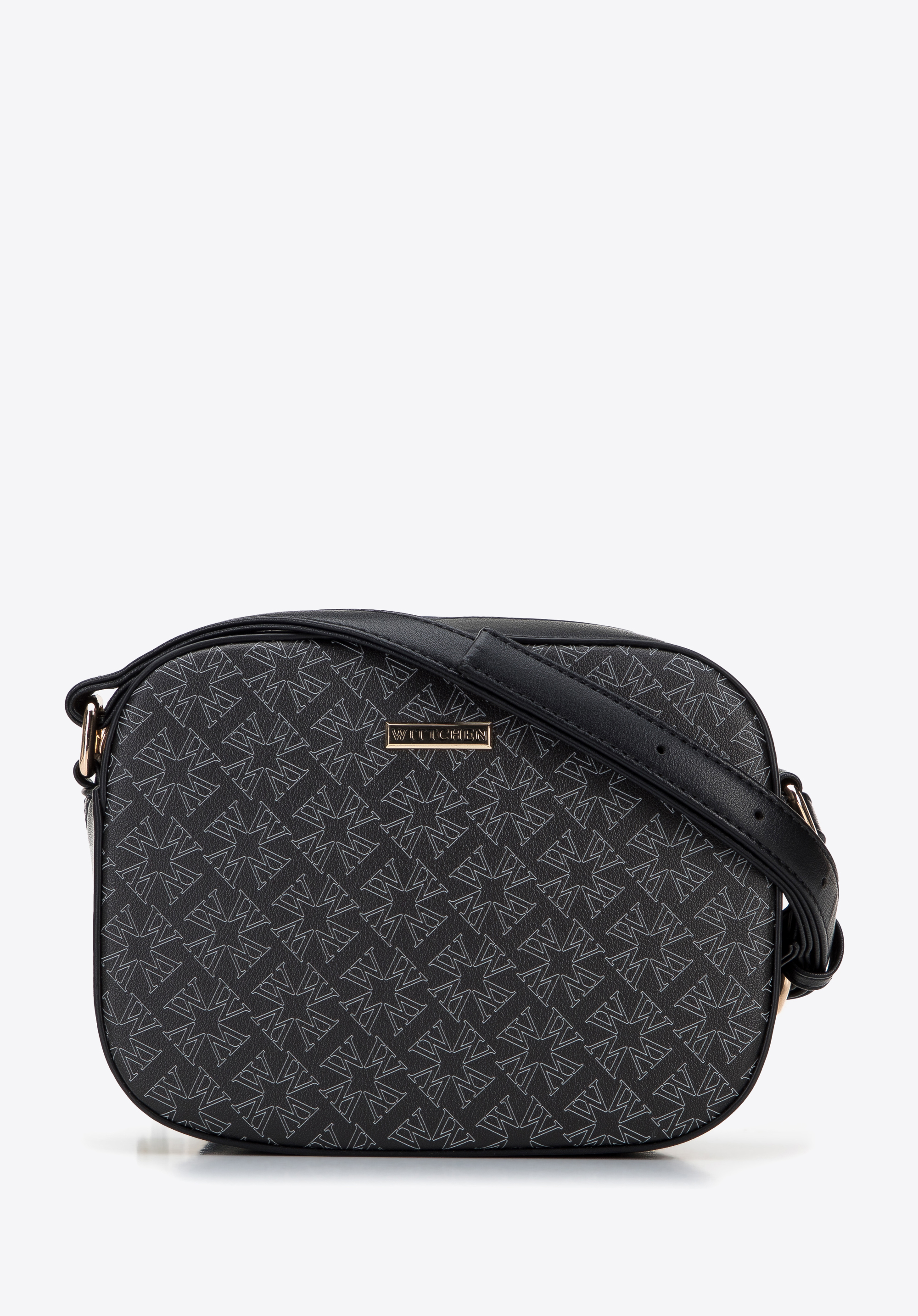 Umhängetasche für Damen aus Ökoleder mit Monogramm
