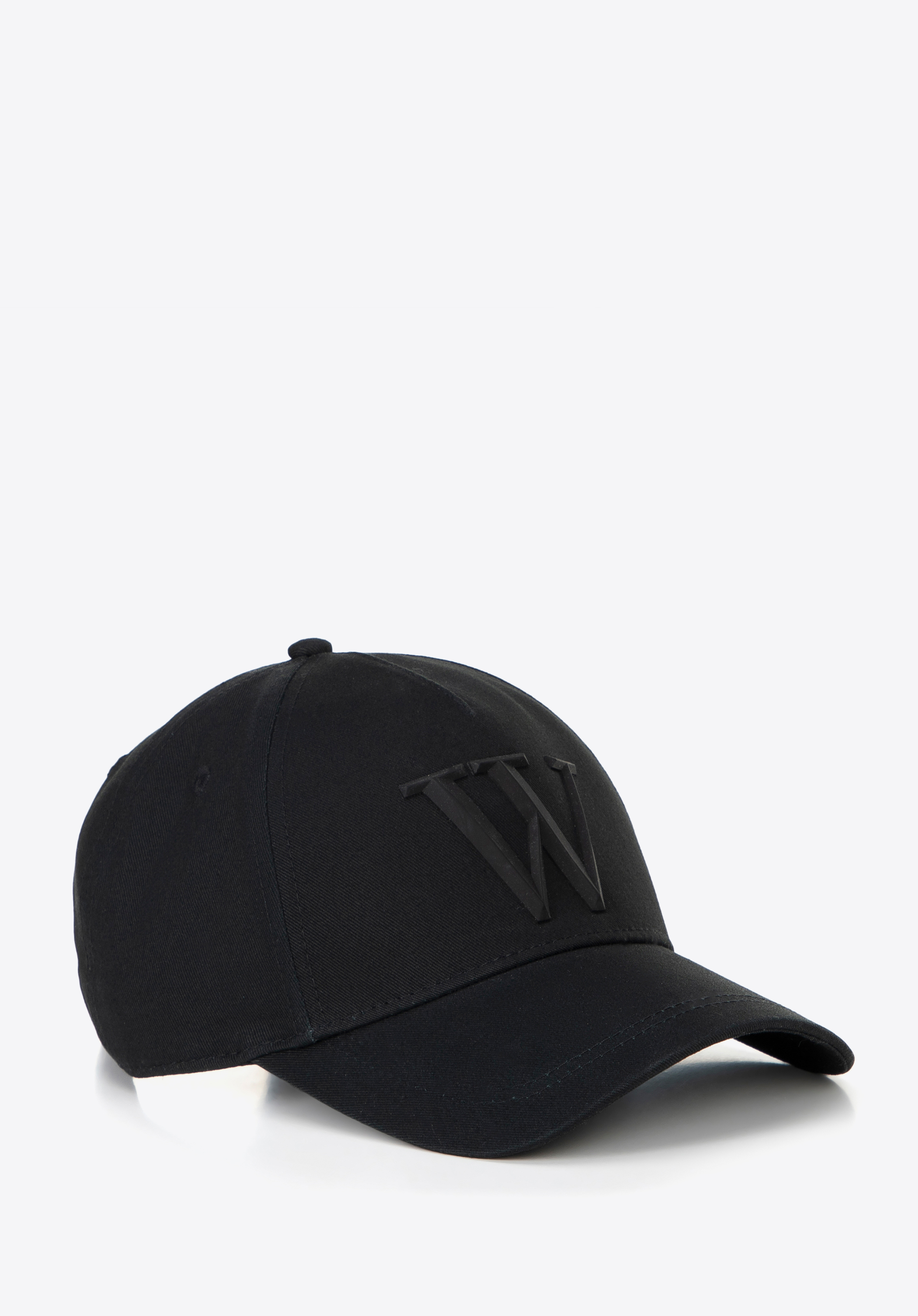 Unisex-Baseballkappe aus Baumwolle, schwarz, 100-HF-006-1, Bild 1