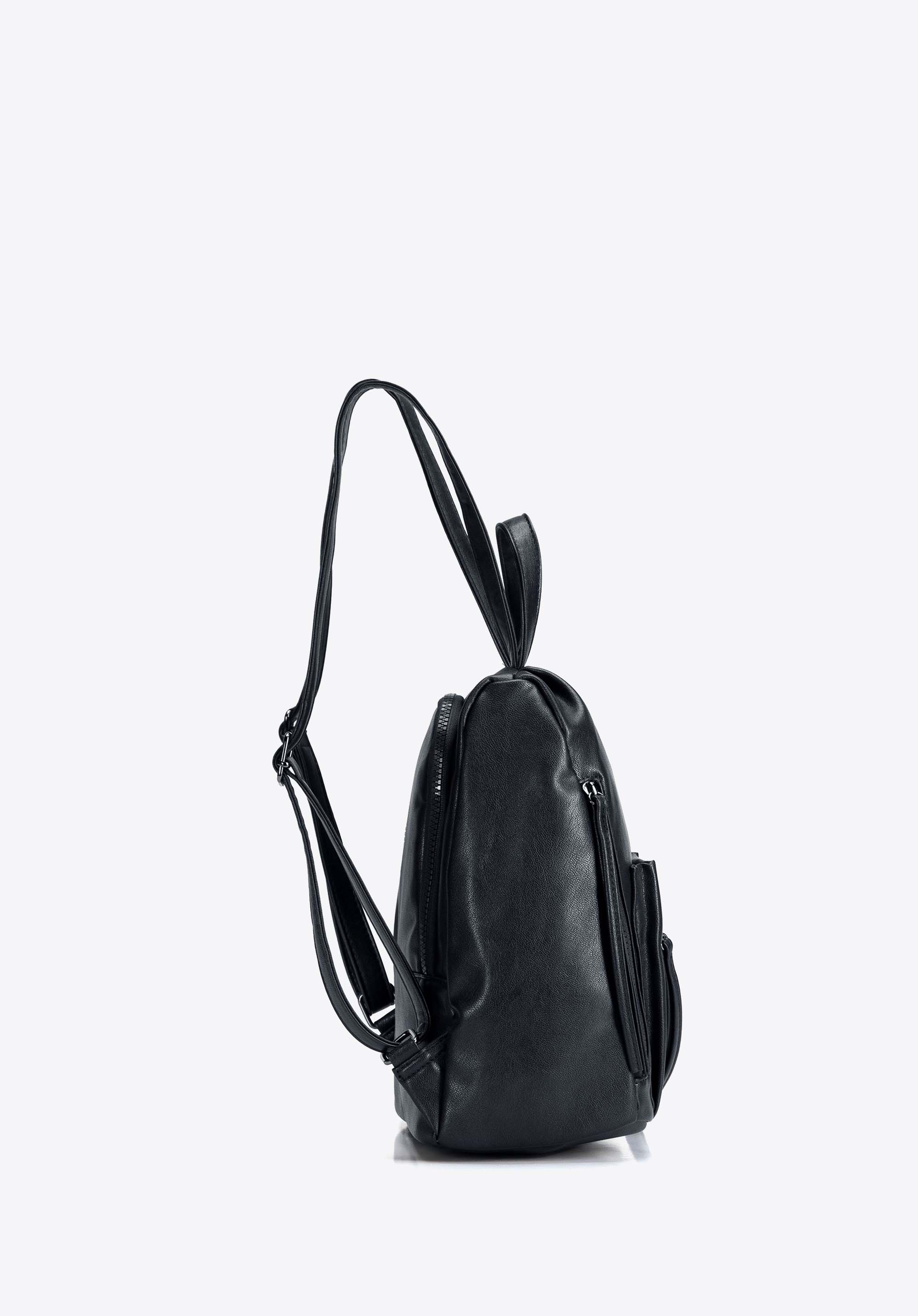 Urbaner Damenrucksack mit praktischen Fächern, schwarz, 103-4Y-510-1, Bild 1