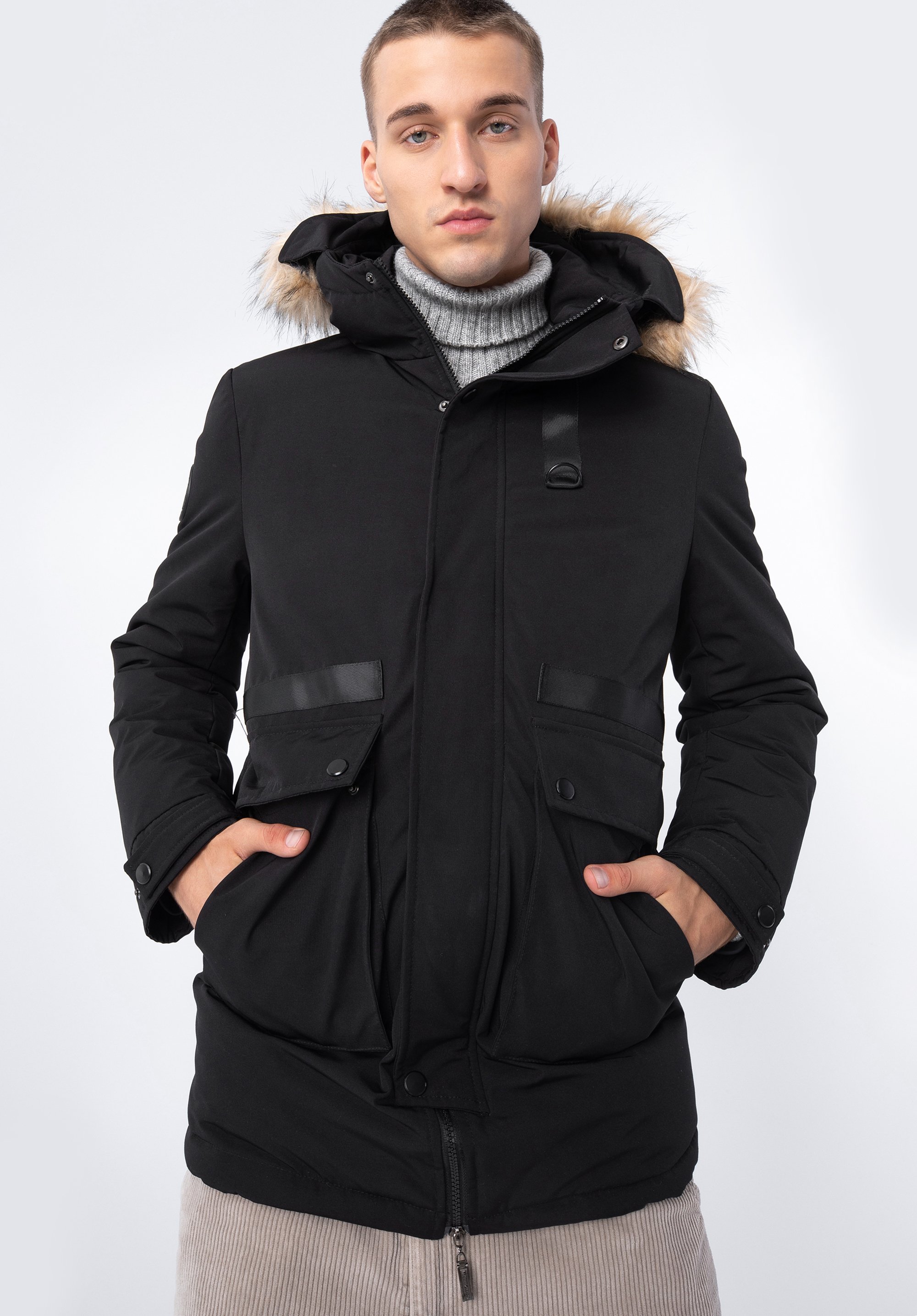Herren-Jacke, schwarz, 97-9D-950-1-M, Bild 1