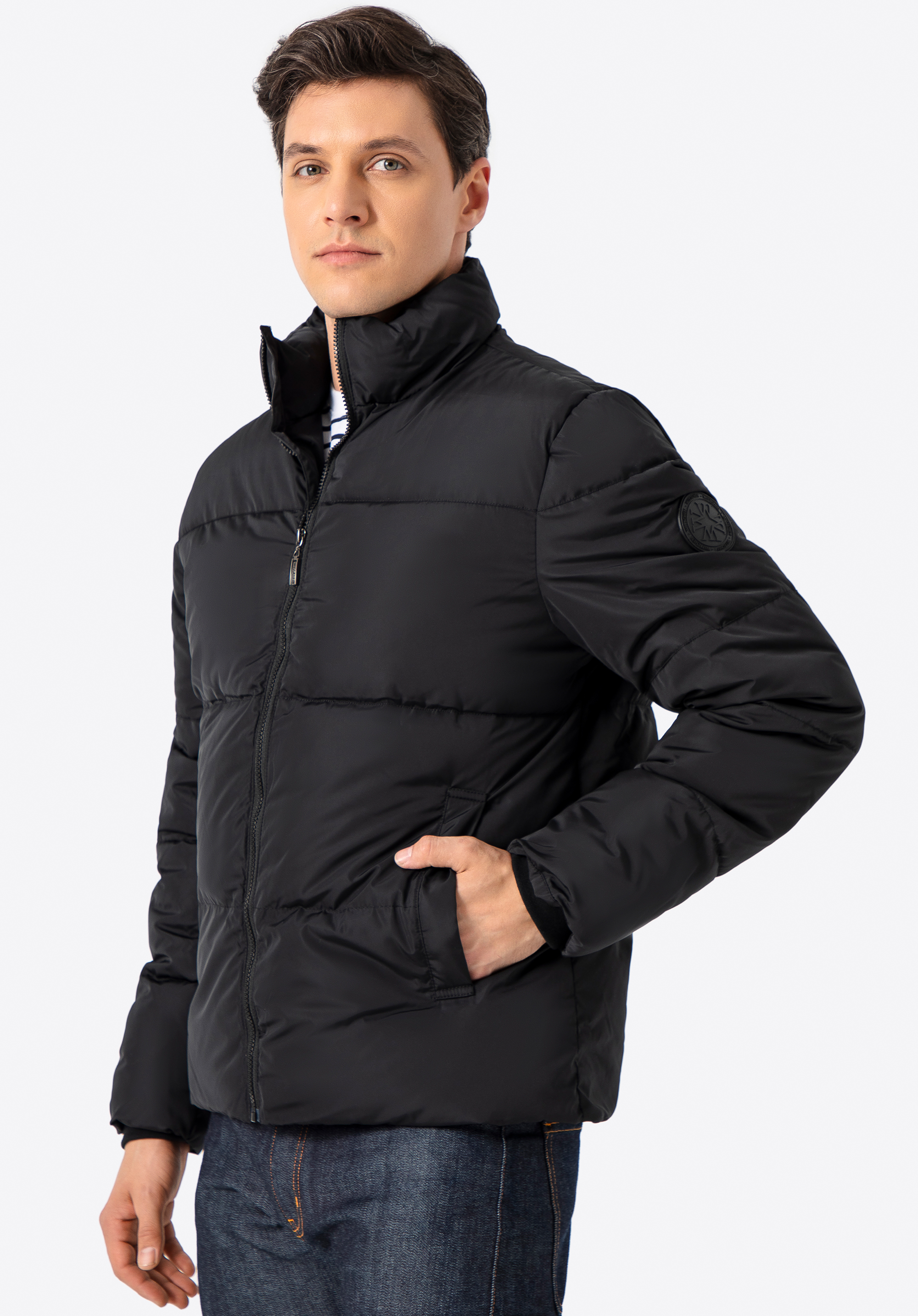 Gesteppte Herrenjacke, schwarz, 97-9D-951-1-2XL, Bild 1