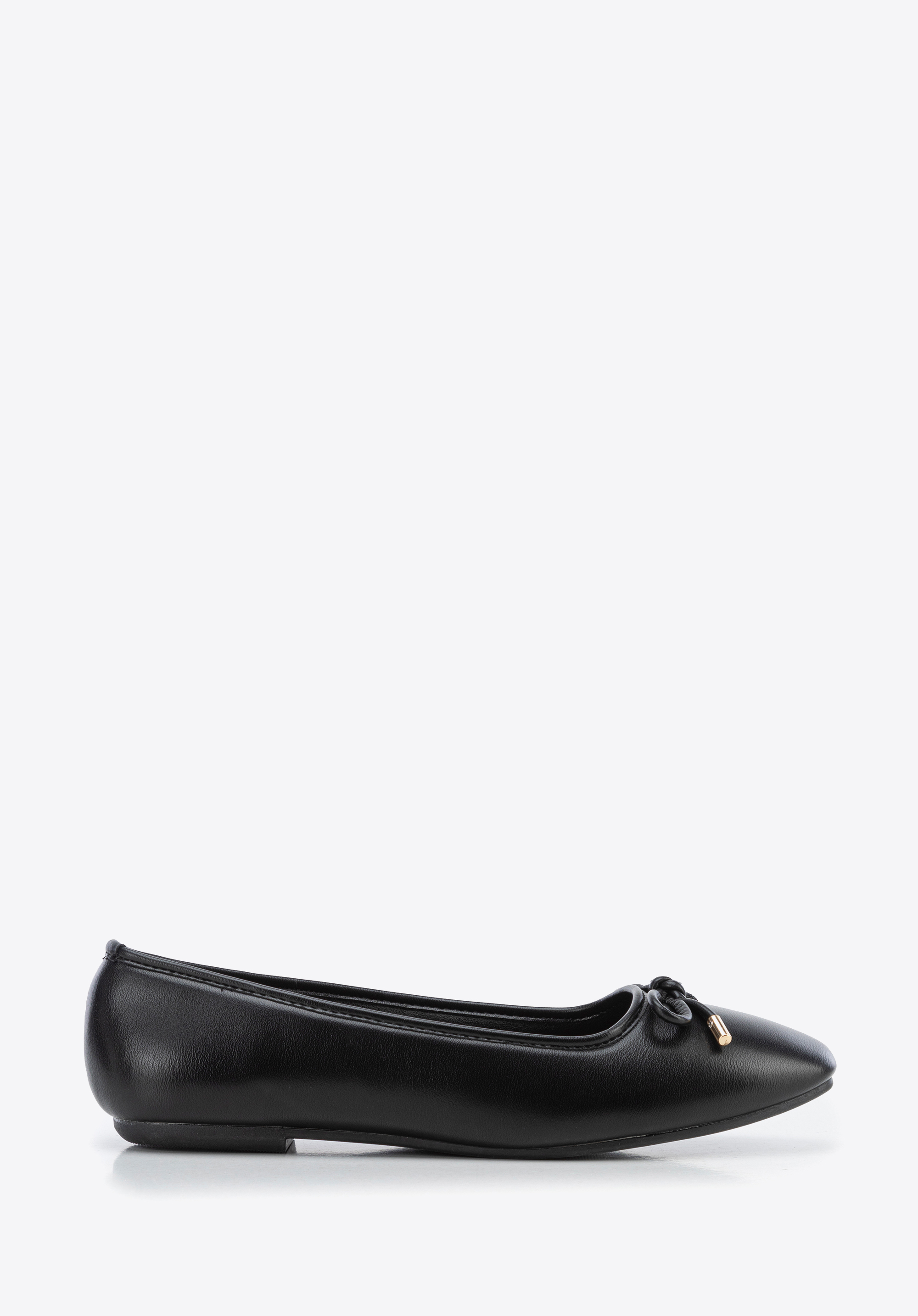 Weiche Ballerinas aus Ökoleder, schwarz, 100-DP-204-1-35, Bild 1