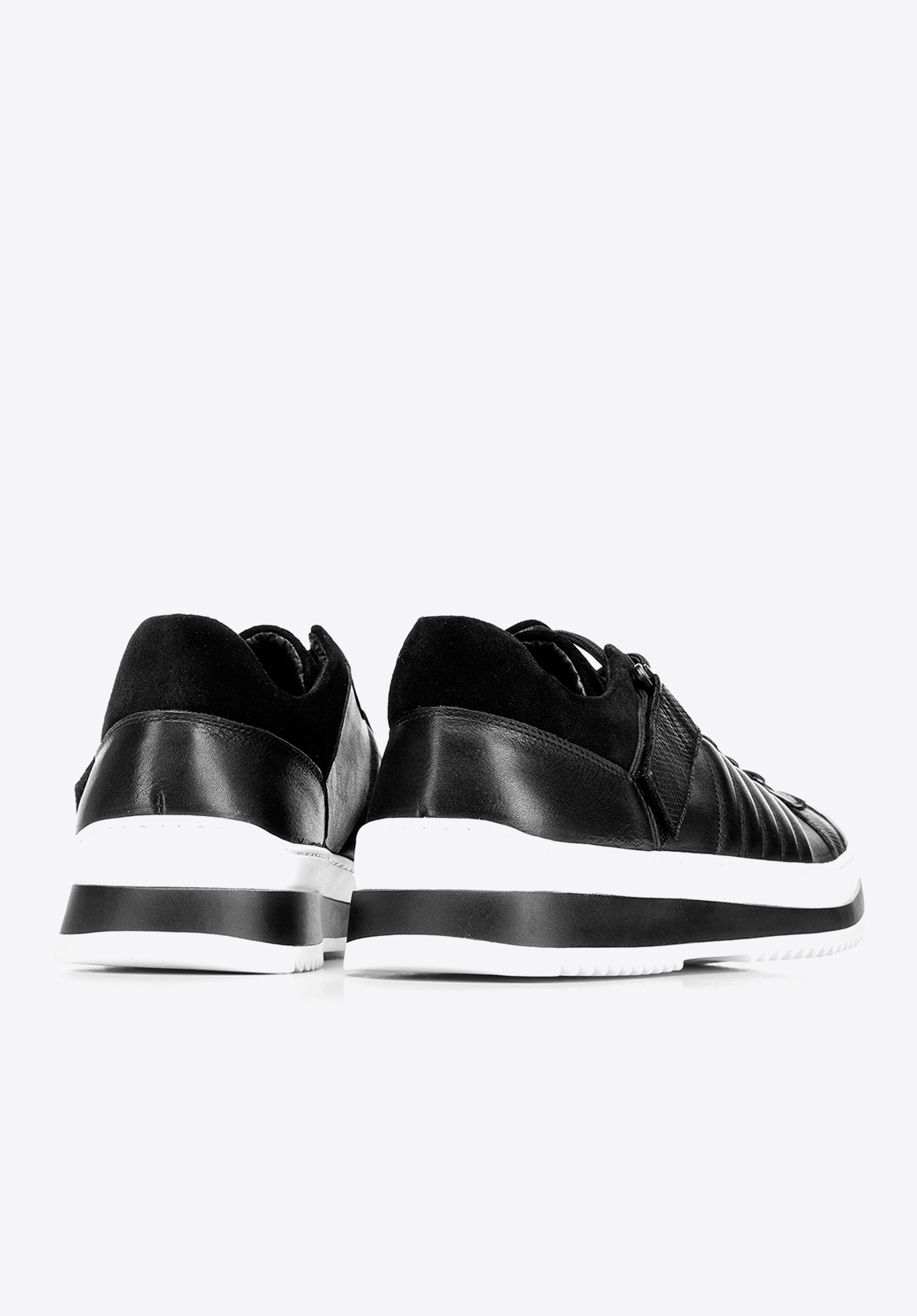 SNEAKER, schwarz-weiß, 92-M-500-1-41, Bild 1