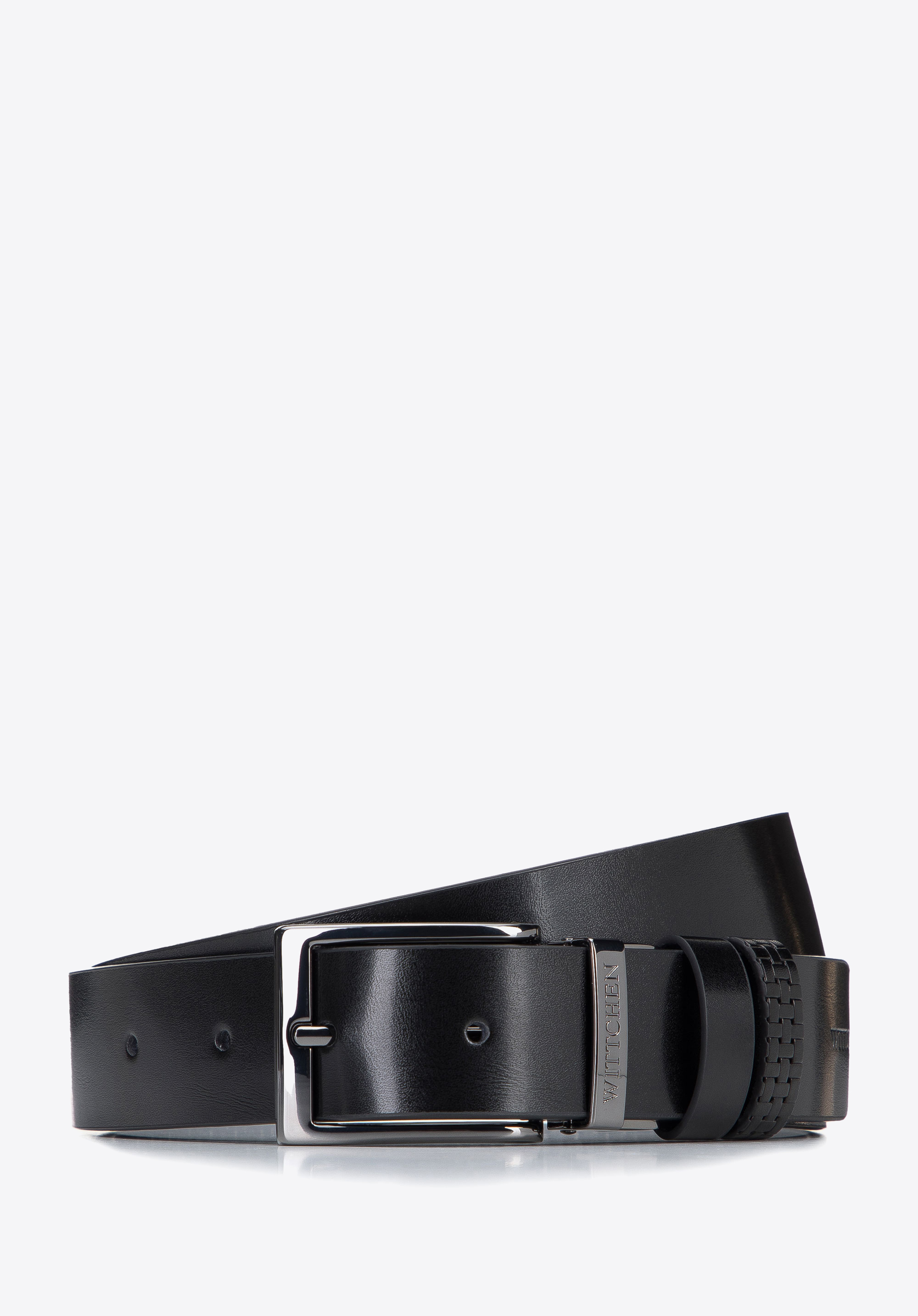 Wendegürtel aus Leder für Herren, schwarz, 95-8M-918-11-100, Bild 1
