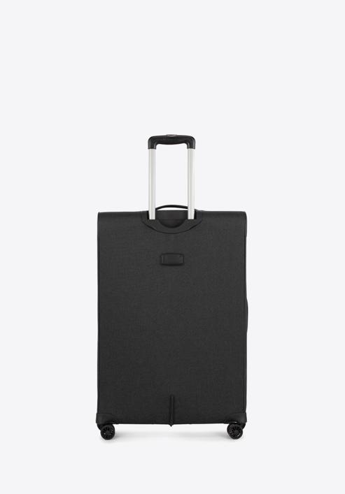 Großer Koffer mit buntem Reißverschluss, schwarzgrau, 56-3S-503-91, Bild 3