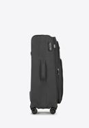 Mittlerer Koffer mit buntem Reißverschluss, schwarzgrau, 56-3S-502-91, Bild 2