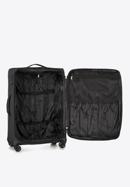 Mittlerer Koffer mit buntem Reißverschluss, schwarzgrau, 56-3S-502-91, Bild 5
