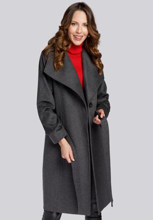 Dámský kabát, šedá, 93-9W-701-8-L, Obrázek 1