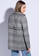 Dámský kabát, šedá, 85-9W-102-1-XL, Obrázek 4