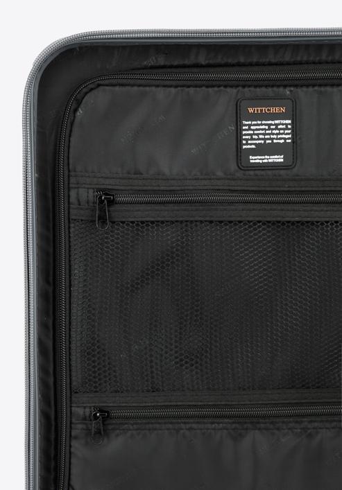 Kabinové zavazadlo s polykarbonátů, šedá, 56-3P-401-35, Obrázek 12