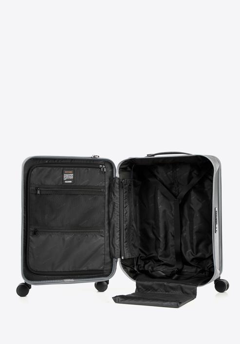 Kabinové zavazadlo s polykarbonátů, šedá, 56-3P-401-01, Obrázek 7