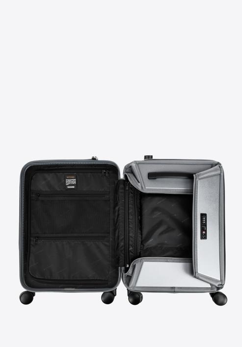 Kabinové zavazadlo s polykarbonátů, šedá, 56-3P-401-35, Obrázek 8