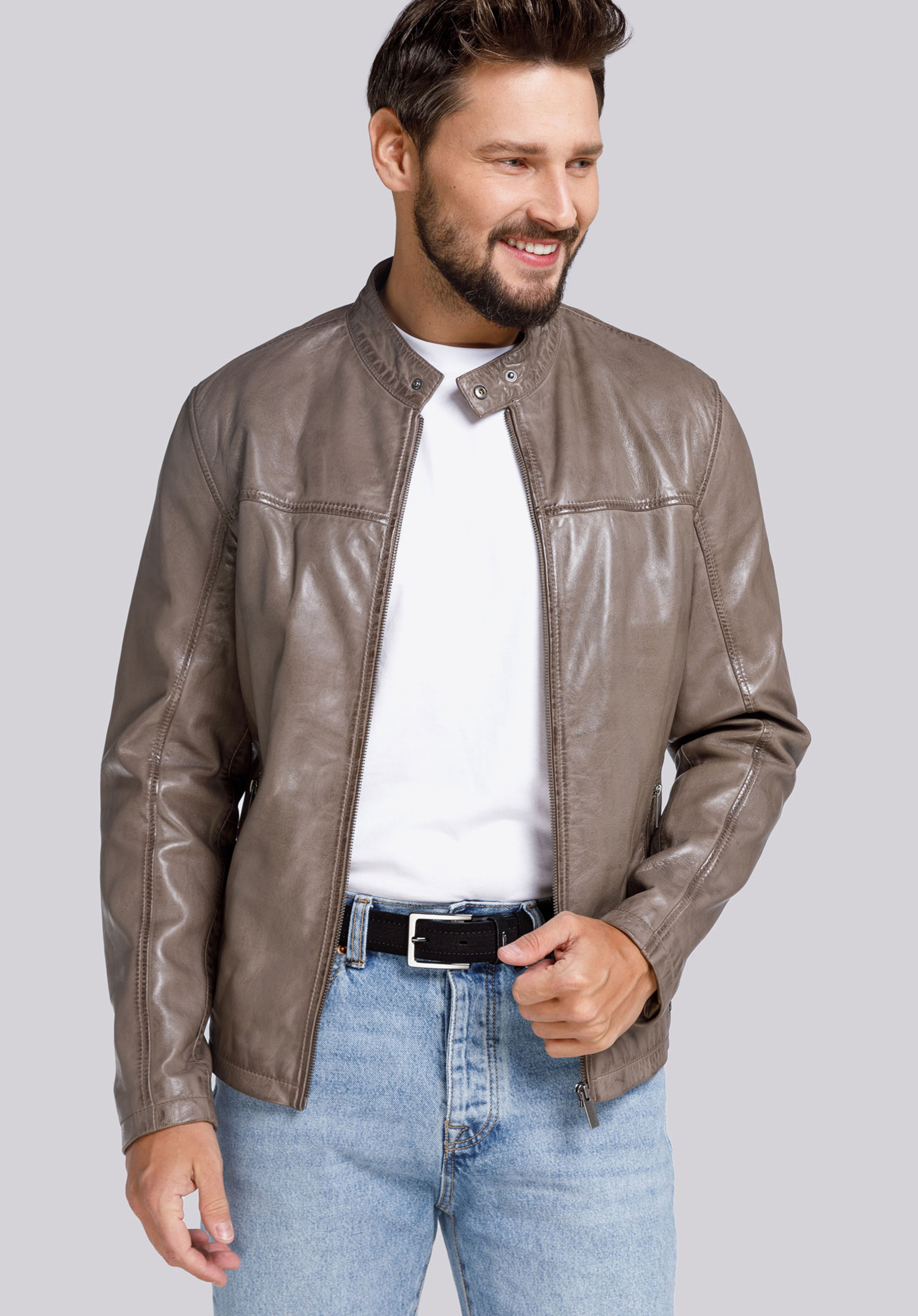 Panská bunda, šedá, 94-09-851-9-S, Obrázek 1