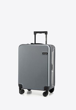 Kabinové zavazadlo s polykarbonátů, šedá, 56-3P-401-01, Obrázek 1