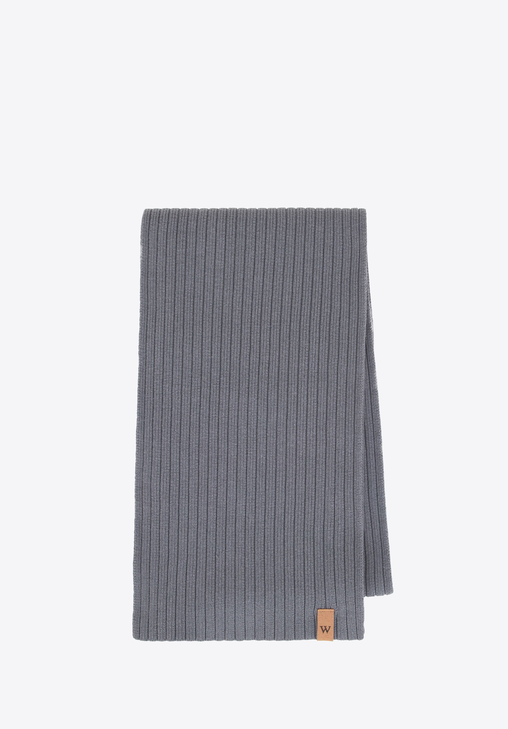 Silná bavlněná zimní šála, šedá, 101-7F-036-8, Obrázek 1