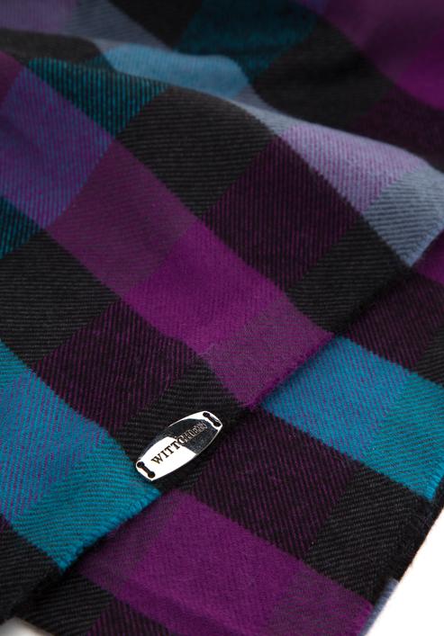 Pánský šátek, šedo-fialová, 97-7D-X14-X1, Obrázek 3