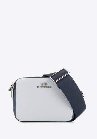Dámská kabelka, šedo-tmavě modrá, 89-4E-507-X3, Obrázek 1