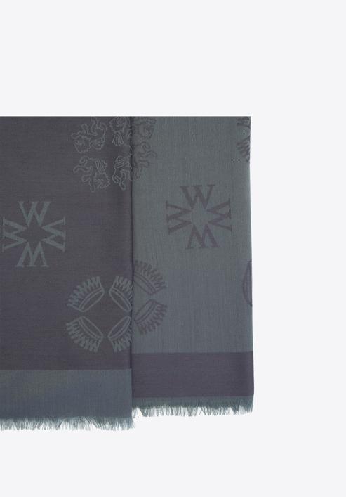 Dámský šátek, šedo-tyrkysová, 93-7F-008-4, Obrázek 4